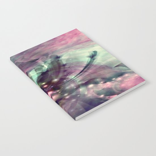 Mauve Swirl Abstract Notebook