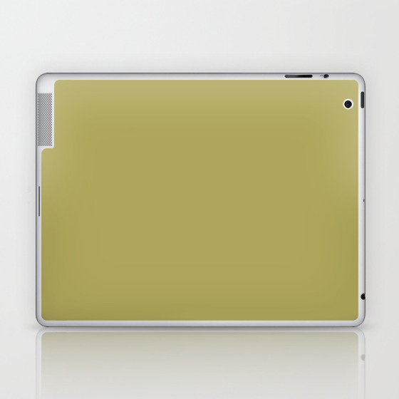 Retro Palm Frond Green Laptop & iPad Skin