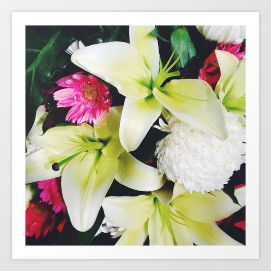 Flowers Galore Art Print