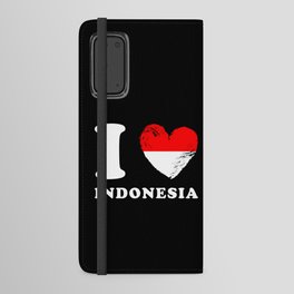 I Love Indonesia Android Wallet Case