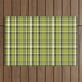 Plaid // Olive Outdoor Rug