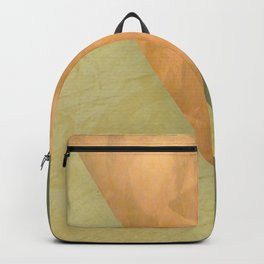 Golden Triangle With Green and Cream - Corbin Henry Color Field Backpack