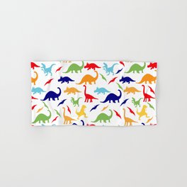 Colorful Dinosaurs Pattern Hand & Bath Towel
