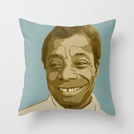 James Baldwin Throw Pillow