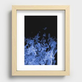Blue Flame Recessed Framed Print