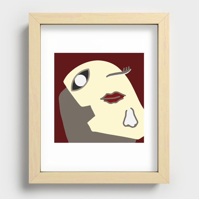 When I'm lost in thought 17 Recessed Framed Print