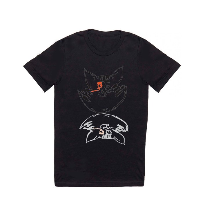 Cat with orange eye T Shirt