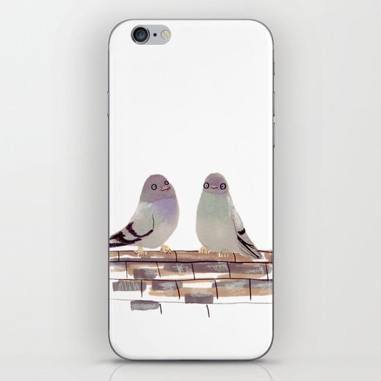 Pigeons in love iPhone & iPod Skin