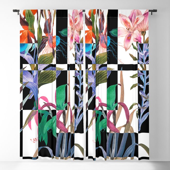 GEOMETRIC ABSTRACT PATTERN Blackout Curtain