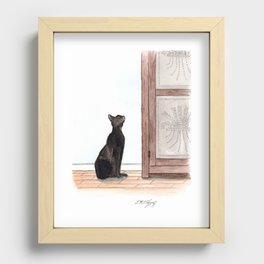 What's Up There? Recessed Framed Print