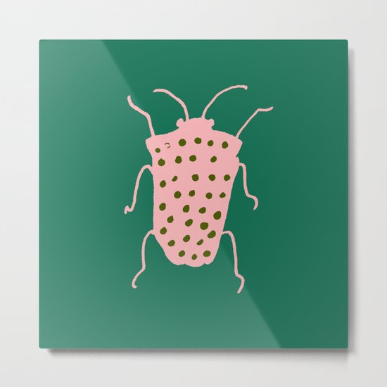 Beetle green Metal Print