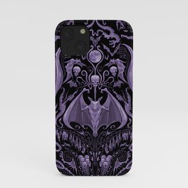 Bats and Beasts - ROYAL PURPLE iPhone Case