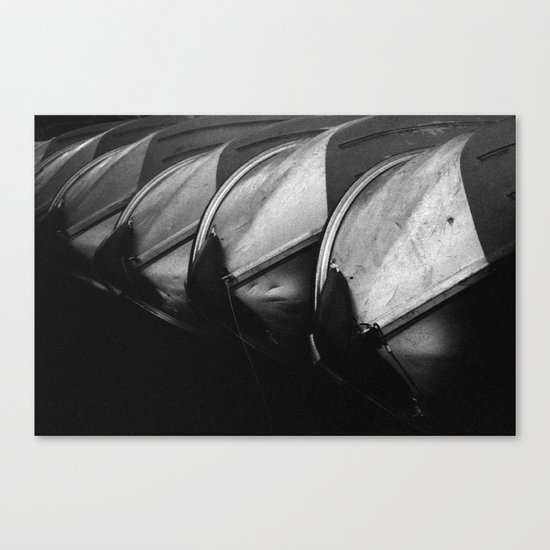 Row Boats 3 Canvas Print