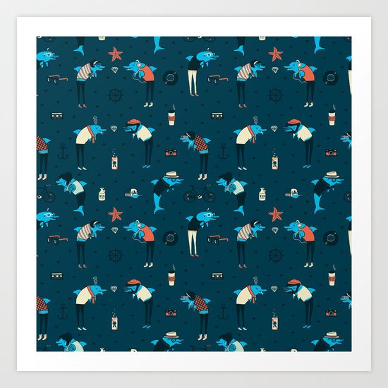 Flipsters Art Print
