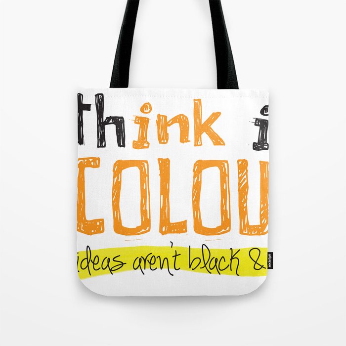 Think in Colour > Yellow Tote Bag