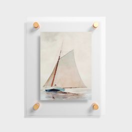 Sail Boat At Sea, Nautical Decor, Sailboat Boat Art Floating Acrylic Print