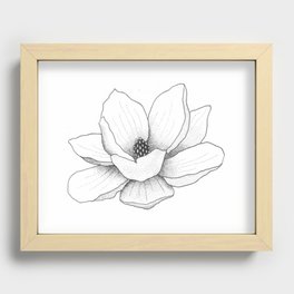 Magnolia 1 Recessed Framed Print