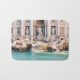 Trevi Fountain, Rome, Italy Bath Mat | Romeitaly, Romecity, Italian, Waterfountain, Building, Landmark, Famouslandmark, Architecture, Rome, Europeancity 