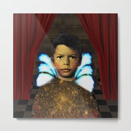 The Rebellious Acolyte Metal Print | Zuzugraphics, Portrait, Surrealism, Other, Illustration, Angel, Acolyte, Diego T, Painting, Digital 