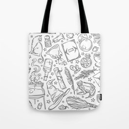 Wizards And Witches World Tote Bag