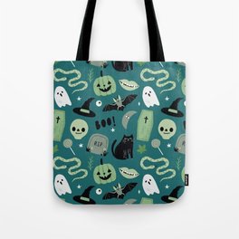 Halloween green Tote Bag