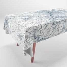 Bielefeld Germany - Minimal Map Illustration - Travellers  Tablecloth