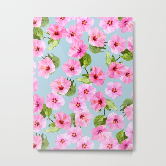 Ibiscus Dance Metal Print