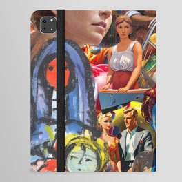 PoP Art Digital  Mystic Colorful Collage  iPad Folio Case