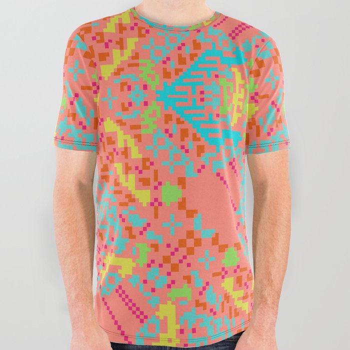 “Aurora” series #9 All Over Graphic Tee by CellularAutomataArt | Society6