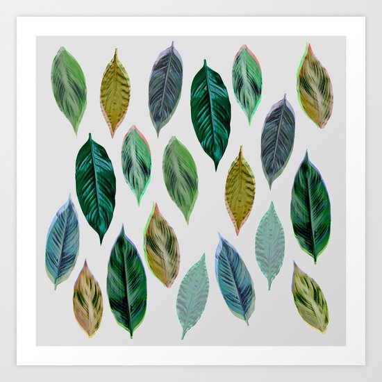 Green Leaves 2 Art Print