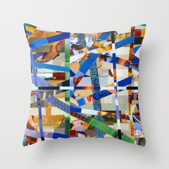 Óscar (stripes 23) Throw Pillow