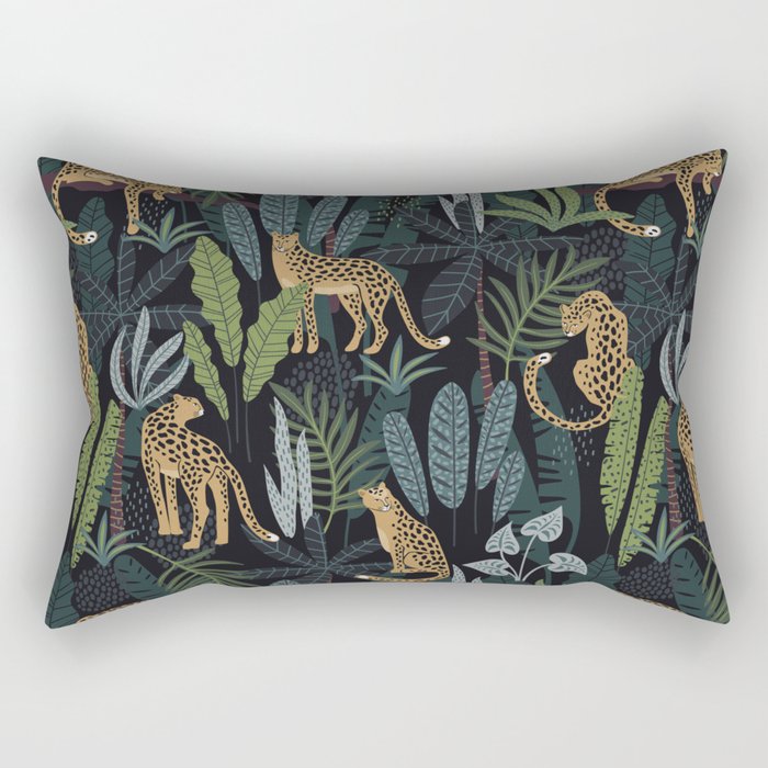 Wild Cheetah Prints Rectangular Pillow