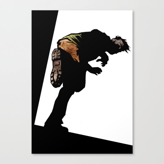 RUN ZOMBIE RUN! Canvas Print