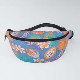 tropical cacao pod fruit Fanny Pack