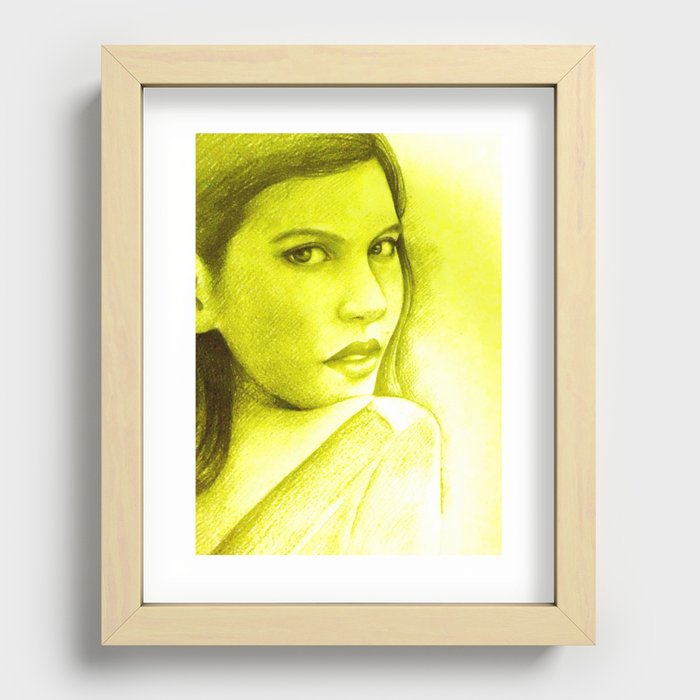 FACE TO FACE Recessed Framed Print