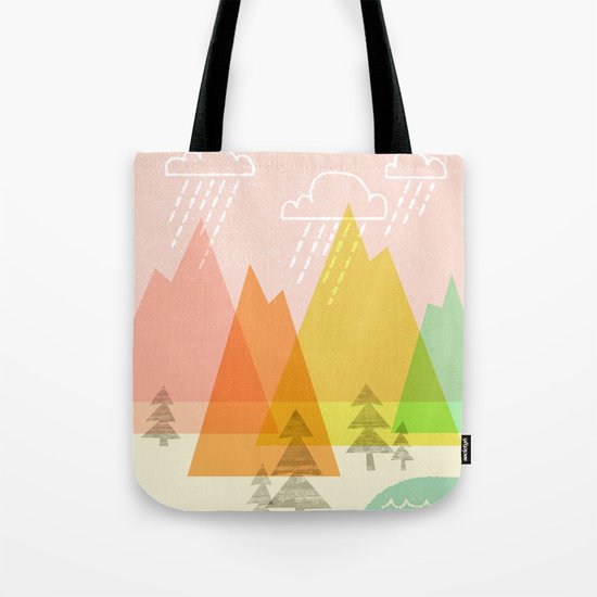 Raindrop Valley Tote Bag