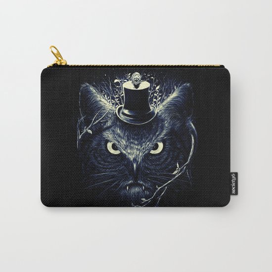 Meowl (Blue) Carry-All Pouch