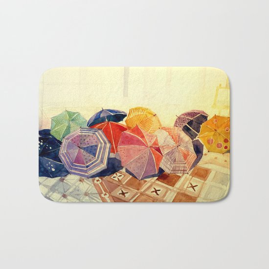 umbrellas Bath Mat