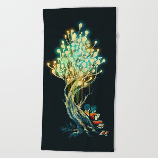 ElectriciTree Beach Towel
