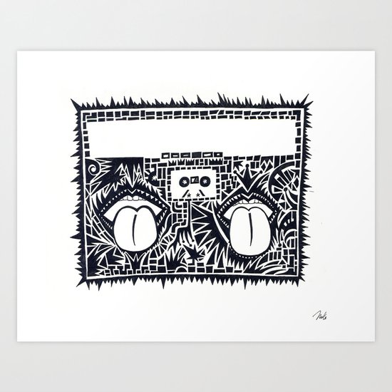 kaboom Art Print