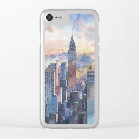 New York Clear iPhone Case