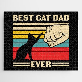 Best Cat Dad Ever Jigsaw Puzzle