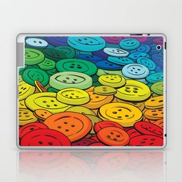 Colorful buttons illustration Laptop & iPad Skin