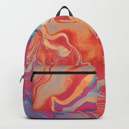 DRAMAQUEEN GOLD FIRE by Monika Strigel Backpack