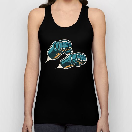 Love/Hate Unisex Tank Top