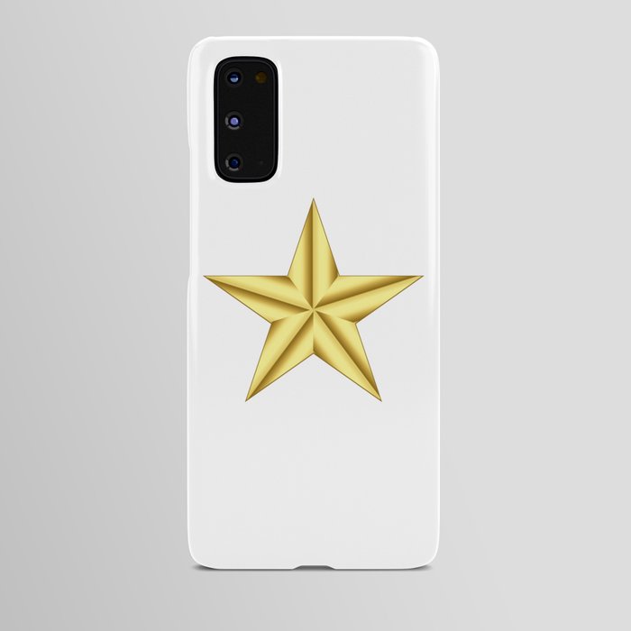 Military General Gold Star Android Case