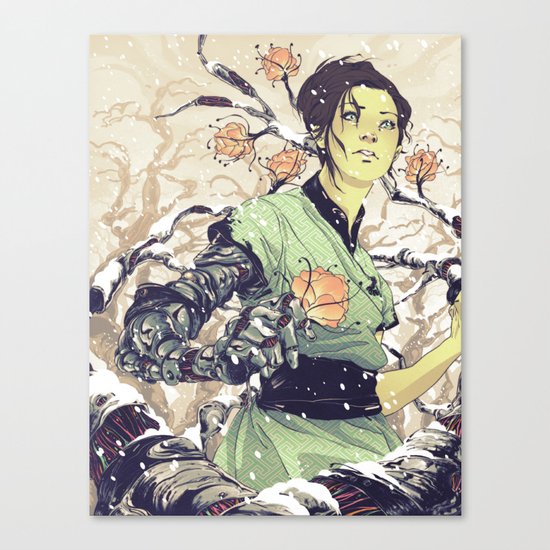 Glitches Canvas Print