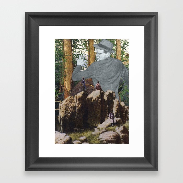 There's No Escape Framed Art Print