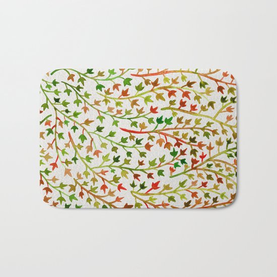 Autumn Ivy Bath Mat