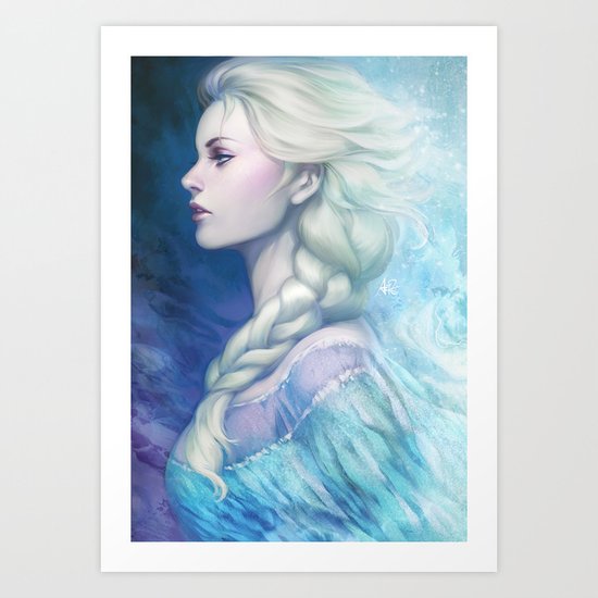 Frozen Art Print